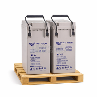 Pack 2 Bater�as Victron Frontal Telecom Solar | AGM 12 Voltios 200 Amperios BAT412181164